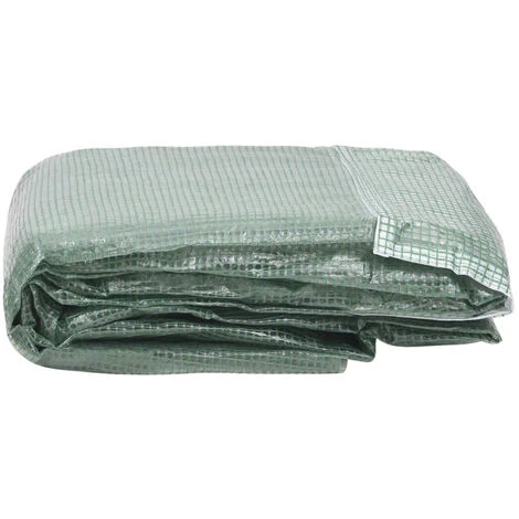 ASUPERMALL Couverture De Remplacement De Serre (27 M²) 300x900x200 Cm Vert 5 ASUPERMALL Couverture De Remplacement De Serre (27 M²) 300x900x200 Cm Vert – Image 3