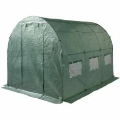 TERRE JARDIN Serre De Jardin Tunnel 6m2 Avec Bâche Renforcée -France Serre de jardin Soldes 2022 4489932 3