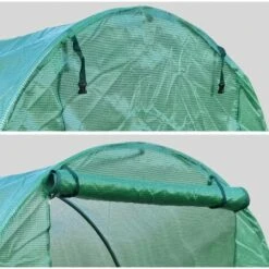 ALICE'S GARDEN Serre De Jardin Tunnel En Polyéthylène 6m². Serre Maraichère - Vert -France Serre de jardin Soldes 2022 46990458 4