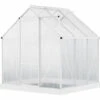 Outsunny Serre De Jardin Aluminium Polycarbonate 3,6 M² Dim. 1,87L X 1,93l X 2,05H M Fondation Lucarne Réglable Porte Coulissante - Transparent 1 Outsunny Serre De Jardin Aluminium Polycarbonate 3,6 M² Dim. 1,87L X 1,93l X 2,05H M Fondation Lucarne Réglable Porte Coulissante - Transparent -France Serre de jardin Soldes 2022 47140870 1