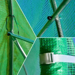 OXEO Serre De Jardin Tunnel 6m²- Bâche Armée Renforcé 3 X 2 X 2m - Structure Acier -France Serre de jardin Soldes 2022 47608208 5