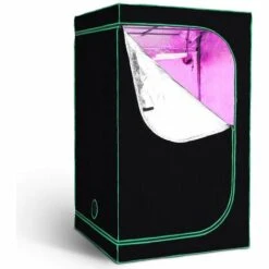 Homfa Tente De Croissance Des Plantes，Grow Tent En Serre | Chambre De Culture Intérieur | Tente Plante Chambre Noire (100 * 100 * 200cm) -France Serre de jardin Soldes 2022 48720549 2