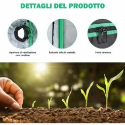 Homfa Tente De Croissance Des Plantes，Grow Tent En Serre | Chambre De Culture Intérieur | Tente Plante Chambre Noire (100 * 100 * 200cm) -France Serre de jardin Soldes 2022 48720549 4