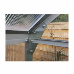 Serre De Jardin 4.75 M² En Aluminium Avec Porte Et Fenêtre D'aération - 190x250 Cm - Plantiflex -France Serre de jardin Soldes 2022 491903 5