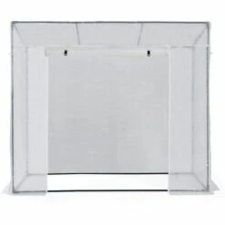 IDMARKET Serre De Jardin Blanche Toutes Saisons Avec Fenêtre Et Porte Zippée -France Serre de jardin Soldes 2022 49901819 3