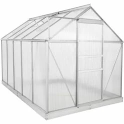 Zelsius Serre En Aluminium Pour Le Jardin (avec Base) | 310 X 190 Cm | Panneaux De 6 Mm -France Serre de jardin Soldes 2022 49923027 4