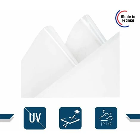 TECPLAST Bâche Pour Serre 6x3 M 200SE - Bâche Plastique Transparente Pour Serre De Jardin - Haute Performance - Made In France - Transparente 4 TECPLAST Bâche Pour Serre 6x3 M 200SE - Bâche Plastique Transparente Pour Serre De Jardin - Haute Performance - Made In France - Transparente – Image 2