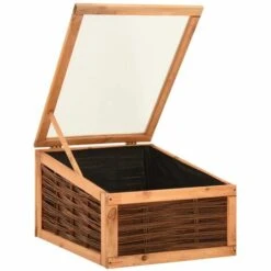 LES TENDANCES Serre 60x80x45 Cm Bois De Pin Massif Et Saule 9 LES TENDANCES Serre 60x80x45 Cm Bois De Pin Massif Et Saule -France Serre de jardin Soldes 2022 51189642 3