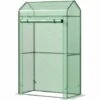 Outsunny Serre De Jardin Serre à Tomates Anti-UV Dim. 100L X 51l X 170H Cm Porte Zipée Déroulante Métal Thermolaqué PE Vert - Vert 2 Outsunny Serre De Jardin Serre à Tomates Anti-UV Dim. 100L X 51l X 170H Cm Porte Zipée Déroulante Métal Thermolaqué PE Vert - Vert -France Serre de jardin Soldes 2022 51254807 1