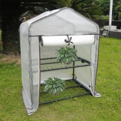 PAPILLON PE Serre Portable 2 Niveaux 69x49x95 Cms. -France Serre de jardin Soldes 2022 51269949 3