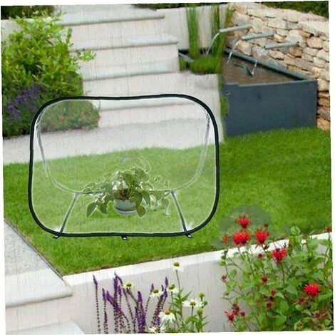 1 Pièces Petit Serre De Jardin Mini Pop Up Serre Protection Plantes Tente Fleur Abri Backyard Balcon Terrasse Serres De Culture En PVC Pour Intérieur Ou Extérieur 90x52x62 Cm,Starlight 6 1 Pièces Petit Serre De Jardin Mini Pop Up Serre Protection Plantes Tente Fleur Abri Backyard Balcon Terrasse Serres De Culture En PVC Pour Intérieur Ou Extérieur 90x52x62 Cm,Starlight – Image 4
