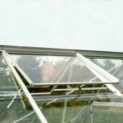 LAMS Serre En Verre Trempé Uranus - 12.90 M², Couleur Vert - Vert -France Serre de jardin Soldes 2022 51639193 3