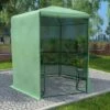 YOUTHUP Serre Avec étagères Acier 227x223 Cm - Vert 2 YOUTHUP Serre Avec étagères Acier 227x223 Cm - Vert -France Serre de jardin Soldes 2022 51868555 1