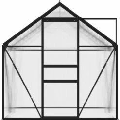 YOUTHUP Serre Anthracite Aluminium 2,47 M2 - Anthracite -France Serre de jardin Soldes 2022 51879394 3