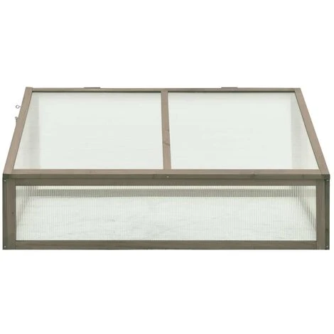 YOUTHUP Serre 100x65x40 Cm Bois De Sapin 5 YOUTHUP Serre 100x65x40 Cm Bois De Sapin – Image 3