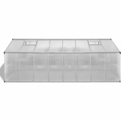 YOUTHUP Serre Aluminium 481x250x195 Cm 23,44 M³ - Transparent -France Serre de jardin Soldes 2022 51886820 3