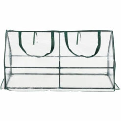 Châssis De Jardin Laubach à 2 Fenêtres En Acier Et PVC 120 X 60 X 60 Cm [en.casa] -France Serre de jardin Soldes 2022 51904001 5