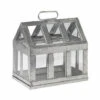 Mini Serre En Zinc Et Verre. Gris. Marque : Aubry Gaspard. Réf. : GSR1020V - Gris -France Serre de jardin Soldes 2022 52047025 1