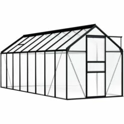 Topdeal Serre Anthracite Aluminium 1,33 M² FF312064_FR