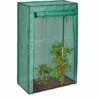 Relaxdays Serre De Jardin Tomate, Balcon, Protection, Bâche, HLP 150x100x50 Cm, Acier, PE, Vert -France Serre de jardin Soldes 2022 52199598 1