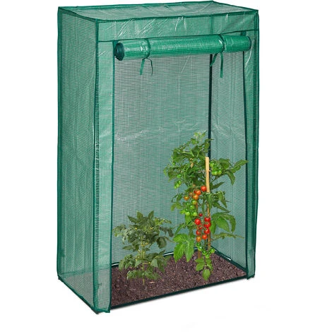 Relaxdays Serre De Jardin Tomate, Balcon, Protection, Bâche, HLP 150x100x50 Cm, Acier, PE, Vert 3 Relaxdays Serre De Jardin Tomate, Balcon, Protection, Bâche, HLP 150x100x50 Cm, Acier, PE, Vert