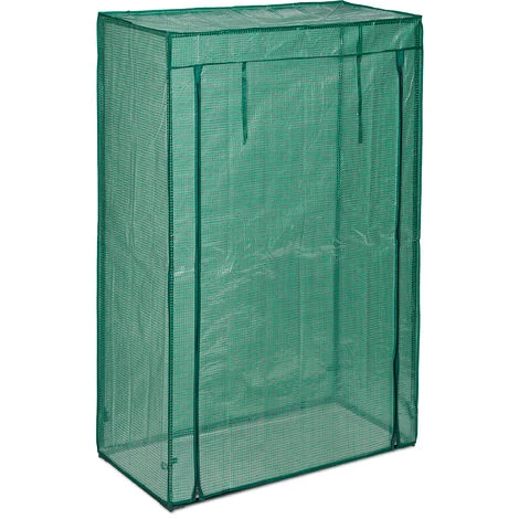 Relaxdays Serre De Jardin Tomate, Balcon, Protection, Bâche, HLP 150x100x50 Cm, Acier, PE, Vert 4 Relaxdays Serre De Jardin Tomate, Balcon, Protection, Bâche, HLP 150x100x50 Cm, Acier, PE, Vert – Image 2