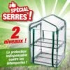 EDCO Serre De Jardin Cadre Métal, Housse Anti UV, Dimensions 50x45x80cm -France Serre de jardin Soldes 2022 52695635 1