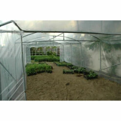 ATOUT LOISIR Serre Tunnel Deschamps Pieds Droits Larg 3 M Pas à 2 M, L 4 M, Type 200 Microns Incolore Plasticlair , Façade Pas De Façade Ni De Porte, Support De Culture Non -France Serre de jardin Soldes 2022 53108785 3