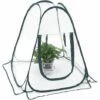BARES Portable Serre Tente Mini Jardin Imperméable Plantes Et Fleurs Couverture Tente Transparent PVC À Effet De Serre 2 BARES Portable Serre Tente Mini Jardin Imperméable Plantes Et Fleurs Couverture Tente Transparent PVC À Effet De Serre -France Serre de jardin Soldes 2022 53560675 1