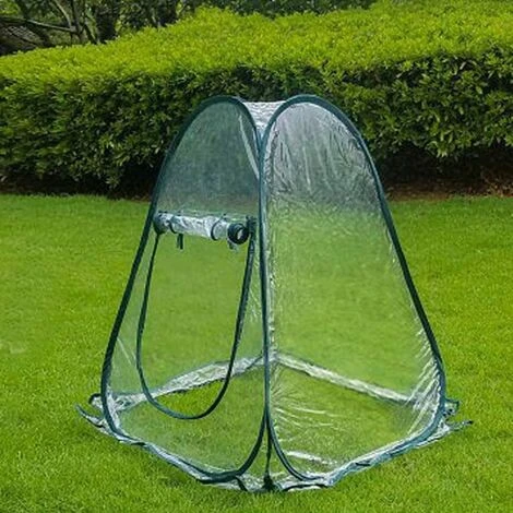 BARES Portable Serre Tente Mini Jardin Imperméable Plantes Et Fleurs Couverture Tente Transparent PVC À Effet De Serre 4 BARES Portable Serre Tente Mini Jardin Imperméable Plantes Et Fleurs Couverture Tente Transparent PVC À Effet De Serre – Image 2