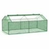 Outsunny Mini Serre De Jardin Serre à Tomates 1,8L X 0,9l X 0,7H M Métal Thermolaqué PE Haute Densité Fenêtre Moustiquaire Intégrées Vert -France Serre de jardin Soldes 2022 53591962 1