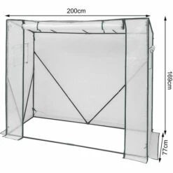 WOLTU Serre De Jardin Imperméable. Bâche PE Demi-translucide 130g/m2. 200x77x146/169cm -France Serre de jardin Soldes 2022 53818870 4
