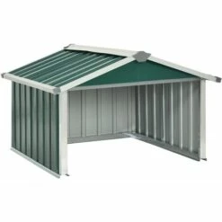 LANGRAY Abri Tondeuse Robot De Jardin 92x97x63 Cm Acier Galvanisé Vert Maison & Jardin -France Serre de jardin Soldes 2022 53826570 5