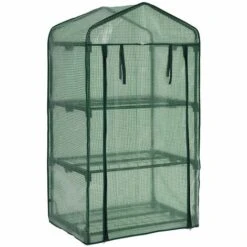 LANGRAY Mini-serre à 3 Niveaux 69x49x125 Cm Maison & Jardin -France Serre de jardin Soldes 2022 53826726 5