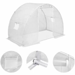 LANGRAY Serre 4,5 M² 300x150x200 Cm Maison & Jardin -France Serre de jardin Soldes 2022 53826734 5