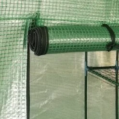 LANGRAY Serre Avec étagères Acier 143x143x195 Cm Maison & Jardin -France Serre de jardin Soldes 2022 53826738 4