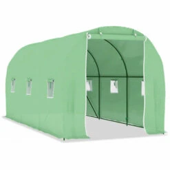Hommoo Serre 9 M² 4,5x2x2 M -France Serre de jardin Soldes 2022 54152309 2
