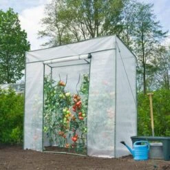 HOMMOO Nature Serre A Tomates 198x78x200 Cm -France Serre de jardin Soldes 2022 54154553 2