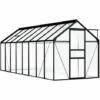 Hommoo Serre Anthracite Aluminium 9,31 M² -France Serre de jardin Soldes 2022 54154672 1