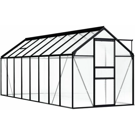 Hommoo Serre Anthracite Aluminium 9,31 M² 3 Hommoo Serre Anthracite Aluminium 9,31 M²