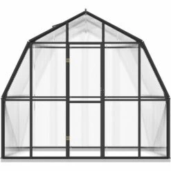 VidaXL Serre Avec Cadre De Base Anthracite 3,3 M² Aluminium - Anthracite -France Serre de jardin Soldes 2022 54256126 4