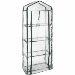 TRUE DEAL HI Serre Avec 4 étagères 59 X 31 X 160 Cm