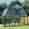 VidaXL Serre Avec Cadre De Base Anthracite 6,66 M² Aluminium - Anthracite -France Serre de jardin Soldes 2022 54342521 1