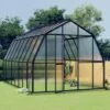 VidaXL Serre Avec Cadre De Base Anthracite 13,31 M² Aluminium - Anthracite -France Serre de jardin Soldes 2022 54342524 1