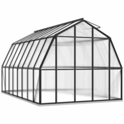 VidaXL Serre Avec Cadre De Base Anthracite 13,31 M² Aluminium - Anthracite 10 VidaXL Serre Avec Cadre De Base Anthracite 13,31 M² Aluminium - Anthracite -France Serre de jardin Soldes 2022 54342524 4