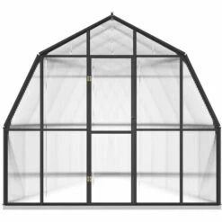YOUTHUP Serre Avec Cadre De Base Anthracite 16,64 M² Aluminium - Anthracite -France Serre de jardin Soldes 2022 54514495 3