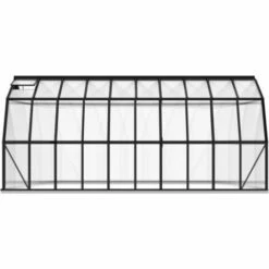 YOUTHUP Serre Avec Cadre De Base Anthracite 16,64 M² Aluminium - Anthracite -France Serre de jardin Soldes 2022 54514495 5