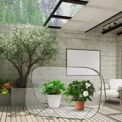 SUPERMARKET Petit Serre De Jardin Mini Pop Up Serre Protection Plantes Tente Fleur Abri Backyard Balcon Terrasse Serres De Culture En PVC Pour Intérieur Ou Extérieur 90x52x62 Cm,Superma,transparent+vert -France Serre de jardin Soldes 2022 54902116 3