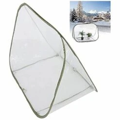 SUPERMARKET Petit Serre De Jardin Mini Pop Up Serre Protection Plantes Tente Fleur Abri Backyard Balcon Terrasse Serres De Culture En PVC Pour Intérieur Ou Extérieur 90x52x62 Cm,Superma,transparent+vert -France Serre de jardin Soldes 2022 54902116 5