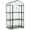 SUPERMARKET Mini Serre Balcon,Serre De Jardin Solide En PVC,Tissu Imperméable Transparent Amovible,pour La Plantation Intérieure Et Extérieure,Pot,Fleurs,Superma,(3 Couches) -France Serre de jardin Soldes 2022 54902710 1